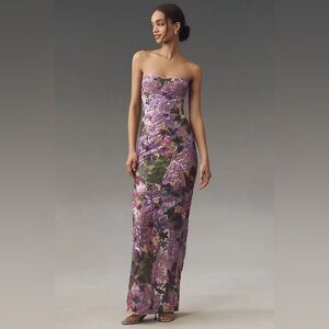 NWT Bronx and Banco Dahlia Maxi Dress Lilac